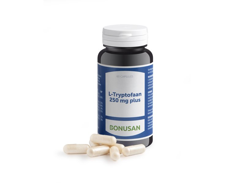 Bonusan L-Tryptofaan 250 mg Plus