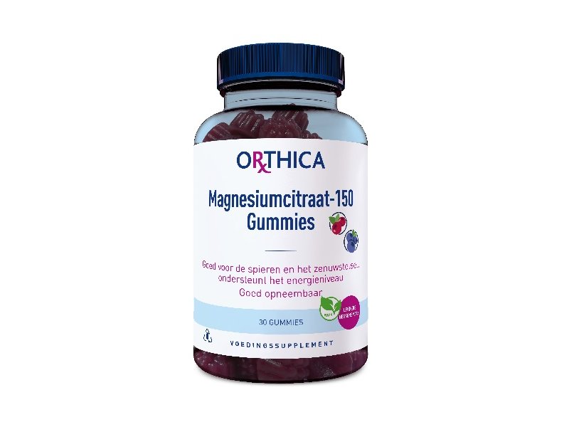 Orthica Magnesiumcitraat gummies