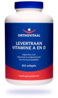 Orthovitaal Levertraan A en D 350 softgels