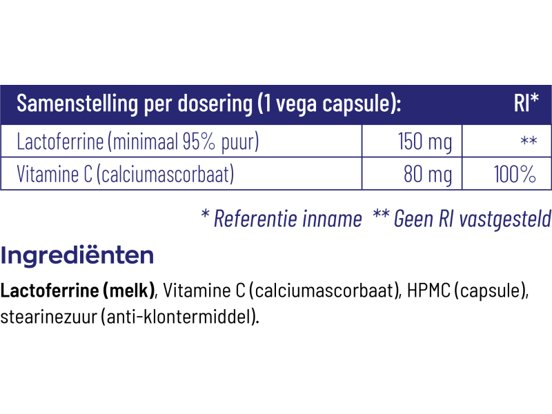 Etiket Vitakruid Lactoferrine
