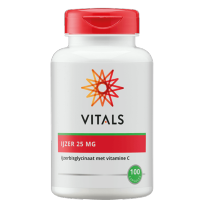 Vitals Ijzer 25 mg met vitamine c